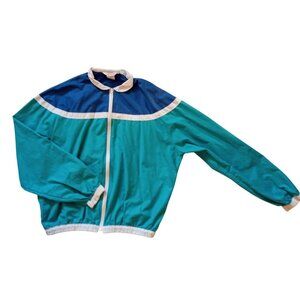 Track Jacket Seaisland Collection Activewear Vintage Colorblock Zip Front 42-44